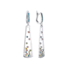 Серьги No name Multigemstone & White Gold(50759) №1