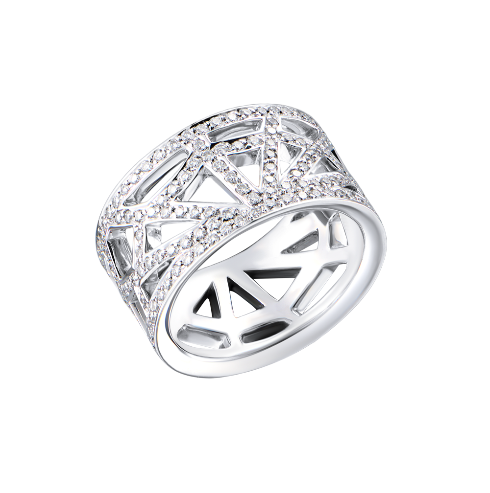 Кольцо Chaumet Attrape Moi Si Tu M'aimes White Gold Diamond(54502) №2