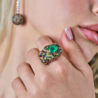Кольцо Scavia Jewels Multigemstone Ring With 2.33 ct Heart Emerald(40683) №2