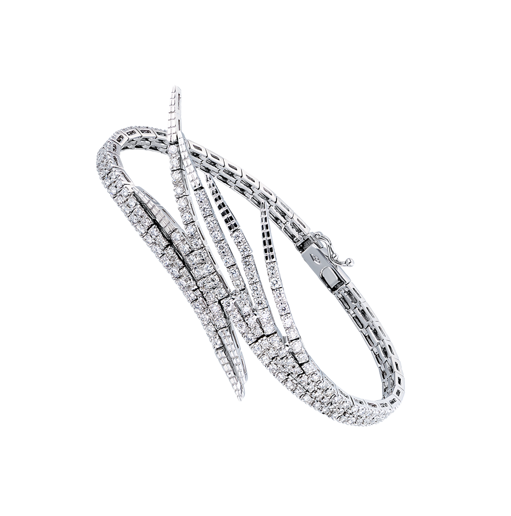 Браслет No name 2,40 ct G/SI Round Cut Diamonds(28381) №4