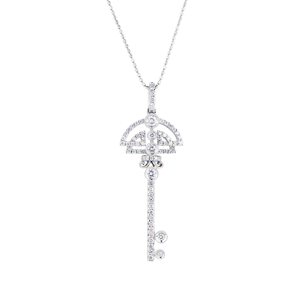 Подвеска No name 0,82 ct Round Cut Diamonds Key(52947) №4