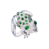 Кольцо Stenzhorn Frog White Gold & Diamonds & Tsavorites(52098) №1