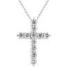 Крест No name 0,90 ct Round Cut Diamonds White Gold(54471) №1