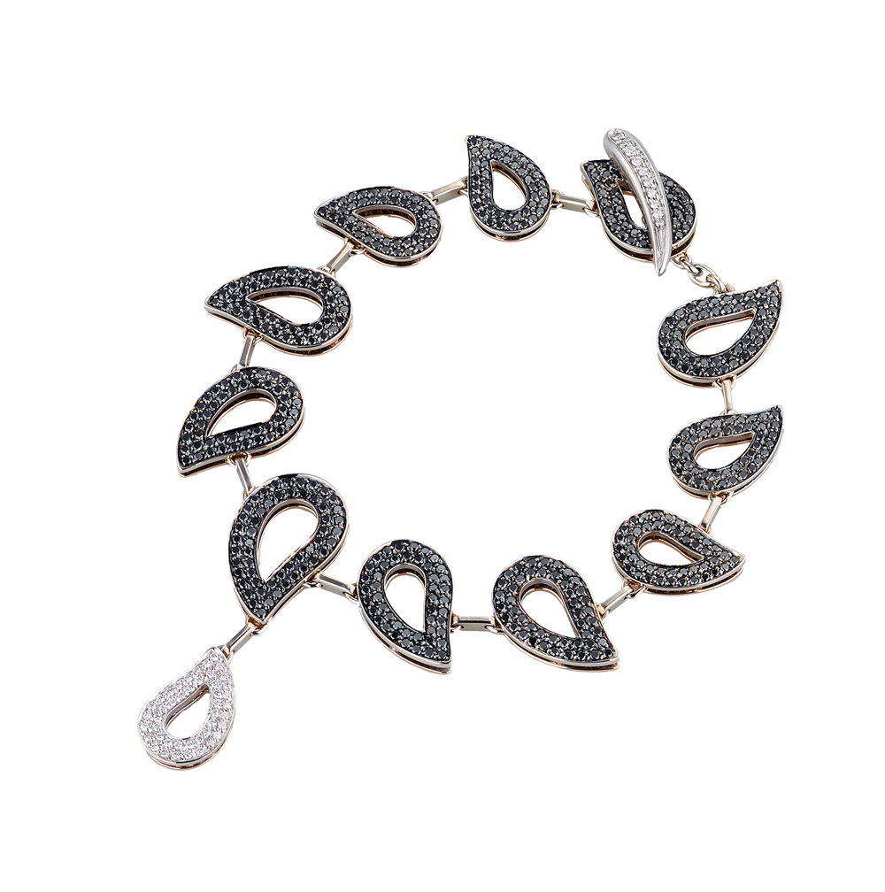 Браслет Gavello RINALDO Black &White Diamonds(34310) №3