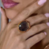 Кольцо TOUS Smoky Quartz Cocktail Yellow Gold(52589) №3