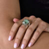 Кольцо Stenzhorn Frog White Gold & Diamonds & Tsavorites(52098) №3