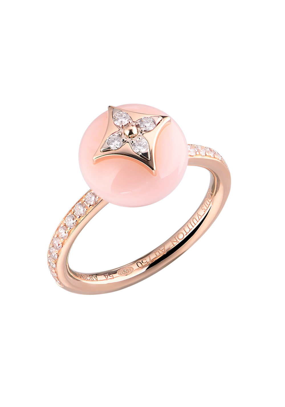 Кольцо Louis Vuitton B Blossom Monogram Flower Pink Opal Q9M00A(12965) №4