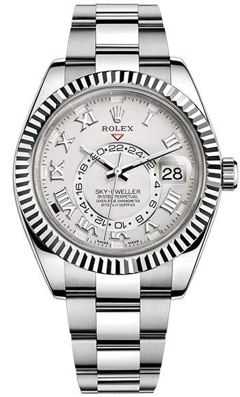 Швейцарские часы Rolex Sky-Dweller 42 мм White Gold 326939(12432) №2