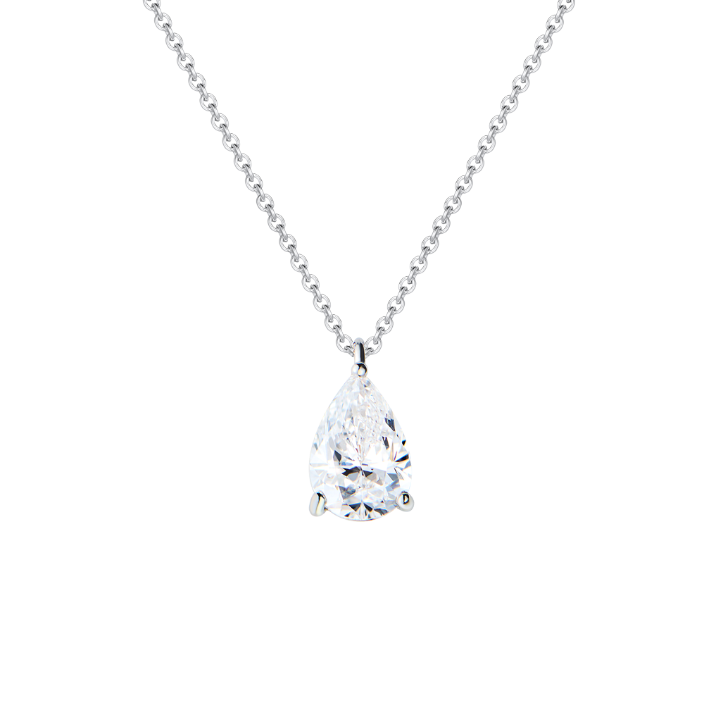 Подвеска Graff 1,54 сt D/VS2 Pear Cut Diamond & White Gold(46054) №5