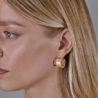 Серьги No name Gold Weave Curled Hoops(46353) №2
