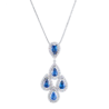 Подвеска Prima Exclusive Handmade Pendant with Sapphires & Diamonds(51672) №1