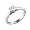 Кольцо Cartier Solitaire 0,70 ct F/VS1 Platinum (SIZE 47)(35116) №1