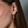 Серьги Tiffany & Co Diamond Drop in Platinum(55079) №2