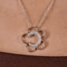 Подвеска No name Flower pendant in White Gold & Diamonds(46743) №2