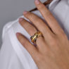 Кольцо Pomellato Together Two-Tone Three Movable Band(54398) №3