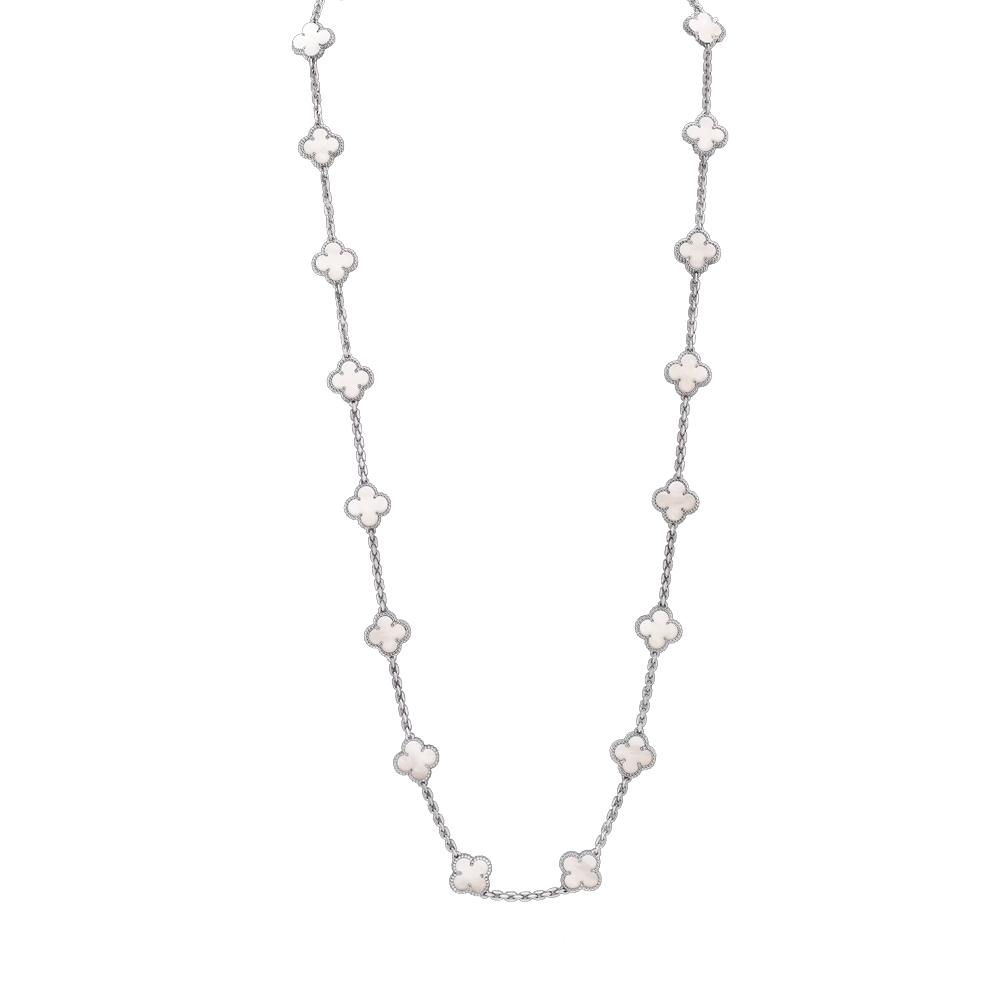Колье Van Cleef & Arpels Vintage Alhambra Long Necklace 20 Motifs VCARF48800(46149) №4