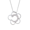 Подвеска No name Flower pendant in White Gold & Diamonds(46743) №1