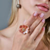 Кольцо No name в стиле Van Cleef & Arpels ‘Rose de Noel’(41575) №3