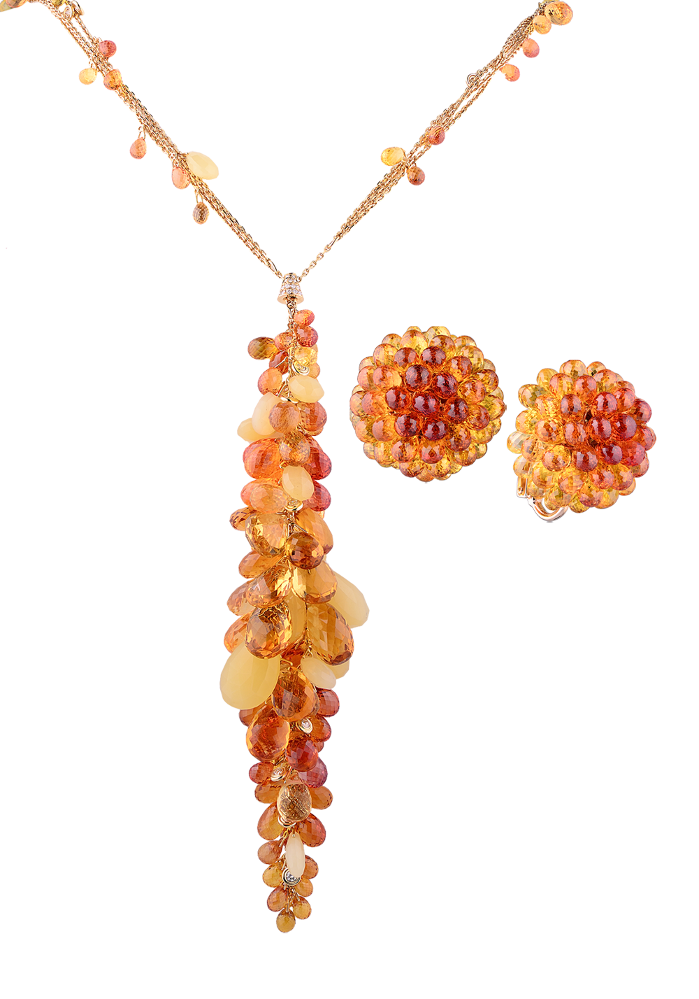 Комплект Chopard High Jewelry Copacabana Necklace & Earrings S816783; 847268-5001(12728) №8