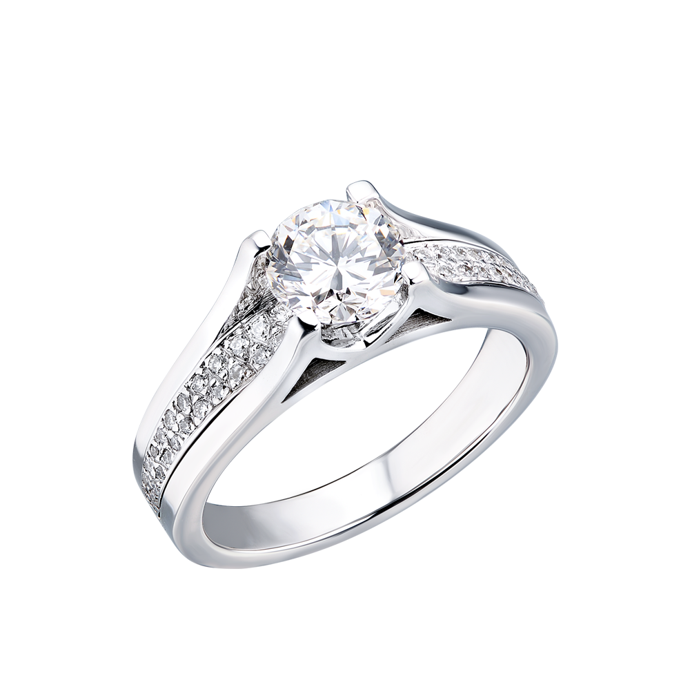 Кольцо Arte Diore 1,56 ct H/VS1 Round Diamond & White Gold(32697) №6