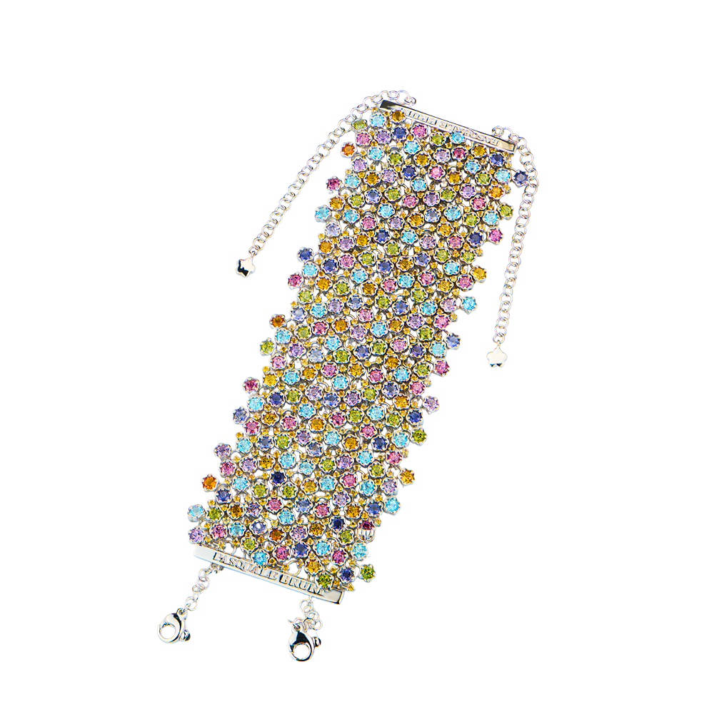 Браслет Pasquale Bruni Prato Fiorito Multigemstone White Gold(46349) №5