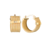 Серьги No name Gold Weave Curled Hoops(46353) №1