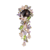 Брошь No name Smoky Quartz with Multi Gem Surround(52622) №1
