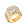 Кольцо Vasily Konovalenko 2,37 ct H/VVS2 Round Diamond & 4,8 ct Diamonds in Yellow Gold(54912) №1