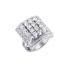 Кольцо No name 3,46 ct Round Cut Diamonds & White Gold(32700) №1