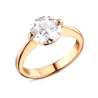 Кольцо No name с бриллиантом 2,12 ct F/VS1 МГУ(12510) №1