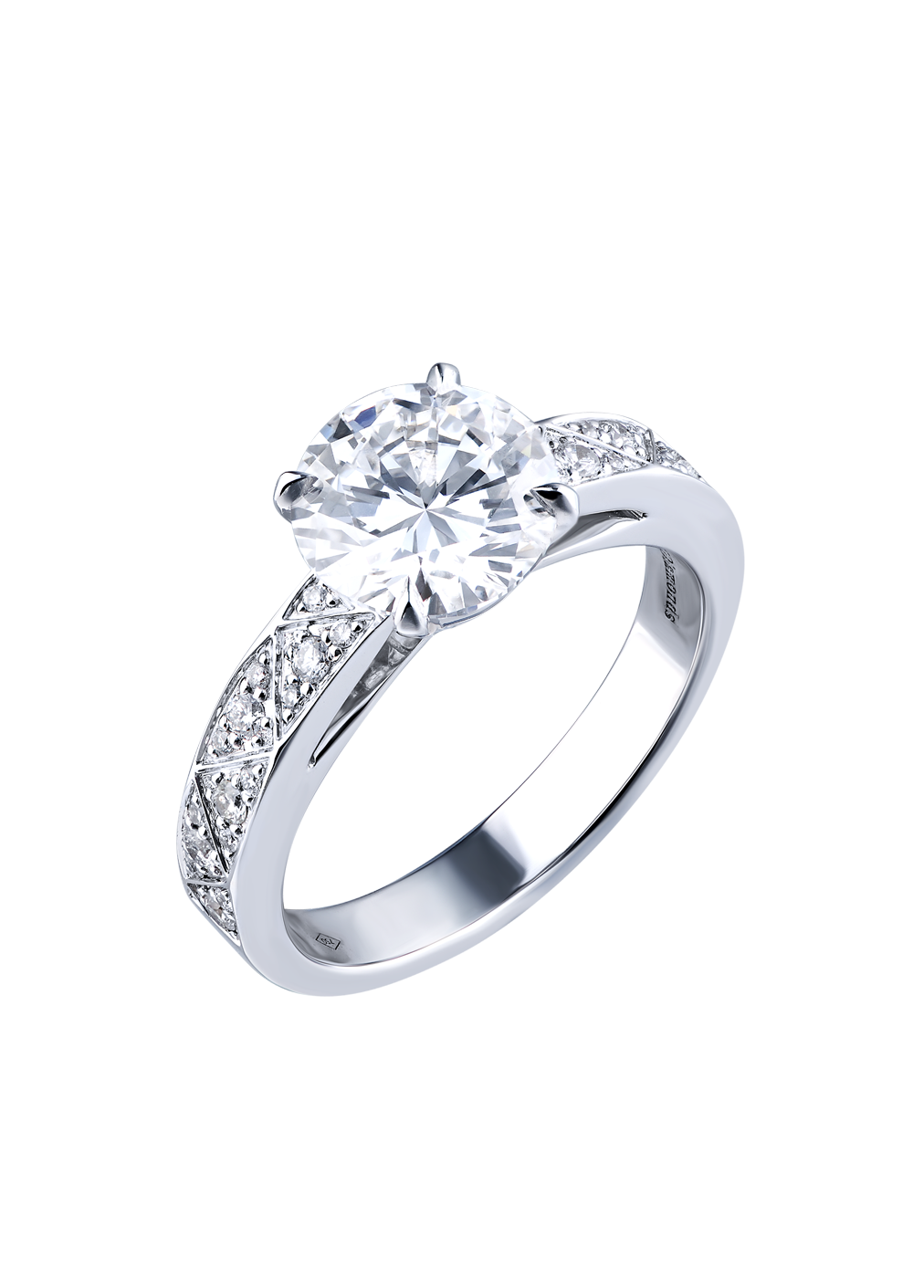 Кольцо Ralfdiamonds Round Brilliant 2,03 ct D/IF(13274) №4