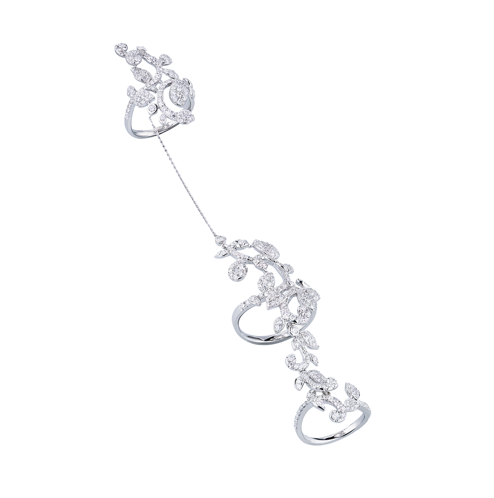Кольцо Ralfdiamonds 2,95 ct Round Cut Diamonds Two Finger(29922) №4