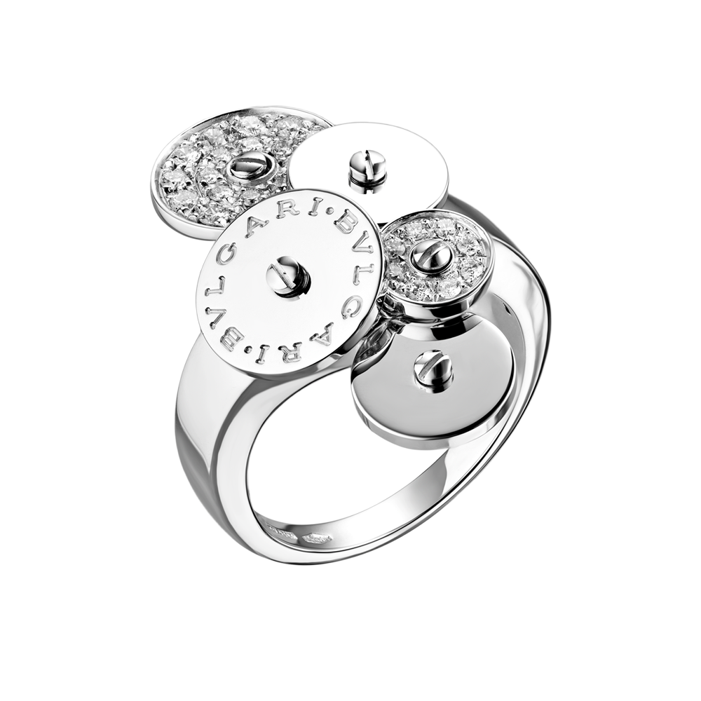 Кольцо Bvlgari Cicladi White Gold & Diamonds (Size 54) AN853063(54379) №3