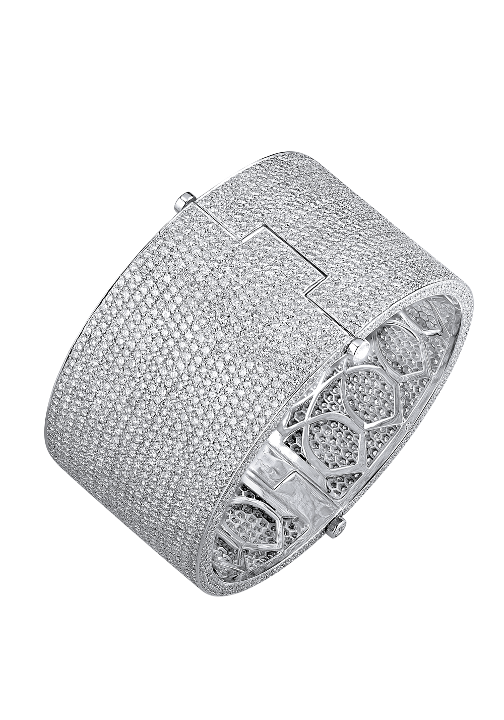 Браслет Garbo 39,08 ct F/VS1 White Gold Diamonds(13058) №5