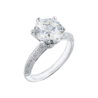 Кольцо GIA 3,00 ct H/SI1 Round Cut Diamond(26062) №1