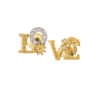 Серьги Carrera y Carrera Love Yellow & White Gold & Diamonds DA13751 030101(54396) №1