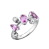 Кольцо Cartier Meli Melo Pink Sapphire & Diamonds Platinum(42746) №1