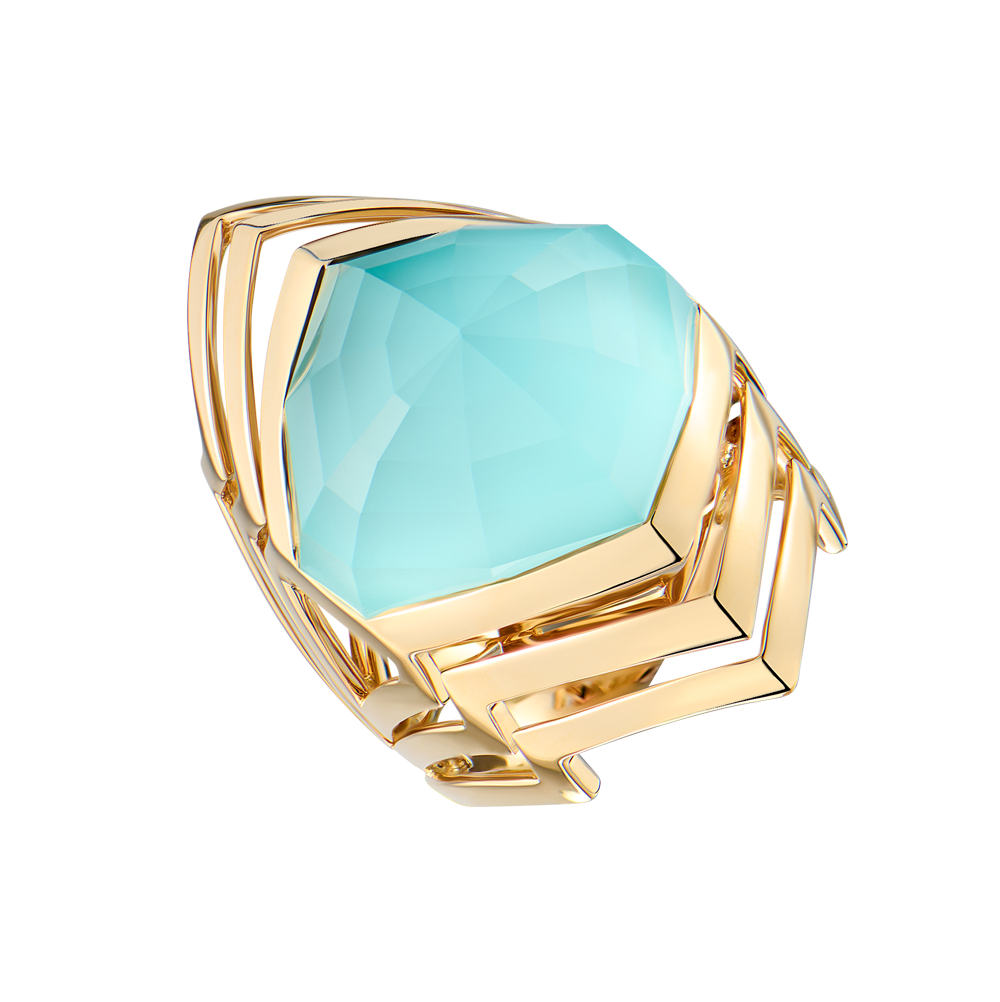 Кольцо Stephen Webster Lady Stardust Yellow Gold & Blue Quartz(54392) №6