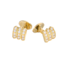 Запонки Harry Winston Premier Collection in Yellow Gold & Diamonds(55503) №1