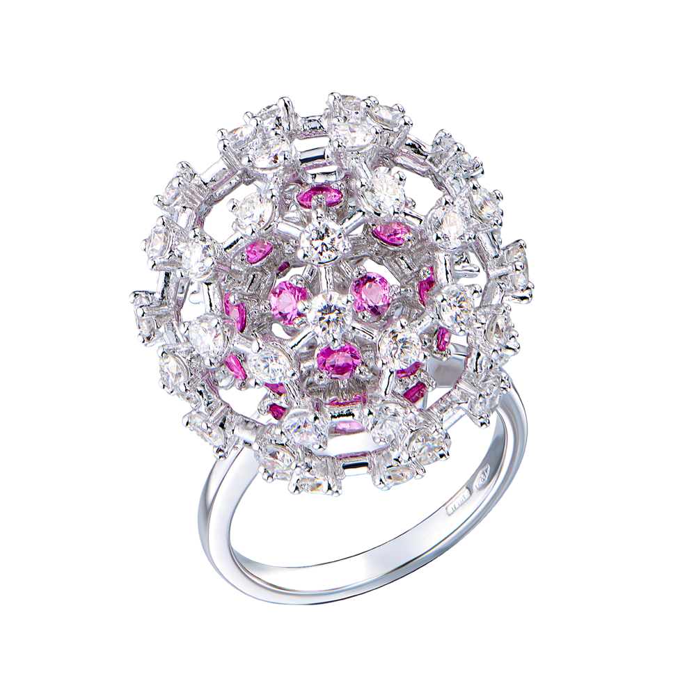 Кольцо Damiani Diamonds & Ruby White Gold(55518) №2