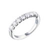 Кольцо Tiffany & Co Forever in Platinum with a Half-circle of Diamonds, 3 mm Wide 60004428(26133) №1