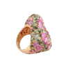Кольцо Yanush Gioielli Madagascar Pink & Green Sapphires & Pink Gold YR30462PSPPSPG(42234) №2