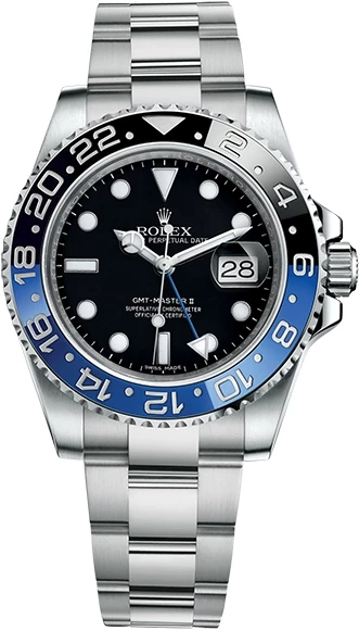 Швейцарские часы Rolex GMT-Master II 40 мм 116710blnr(25932) №2