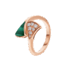 Кольцо Bvlgari Diva's Dream Rose Gold & Malachite & Diamonds (Size 54) 356461(35545) №1