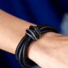 Браслет De Grisogono Allegra Black Ceramic White & Black Diamonds 45802/02(14878) №2