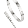 Браслет No name в стиле Love 4 Diamond Classic Model White Gold (SIZE 17)(51948) №2