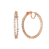 Серьги Ralfdiamonds 14,58 ct Round Cut Diamonds & Rose Gold Hoop RDE(28942) №2