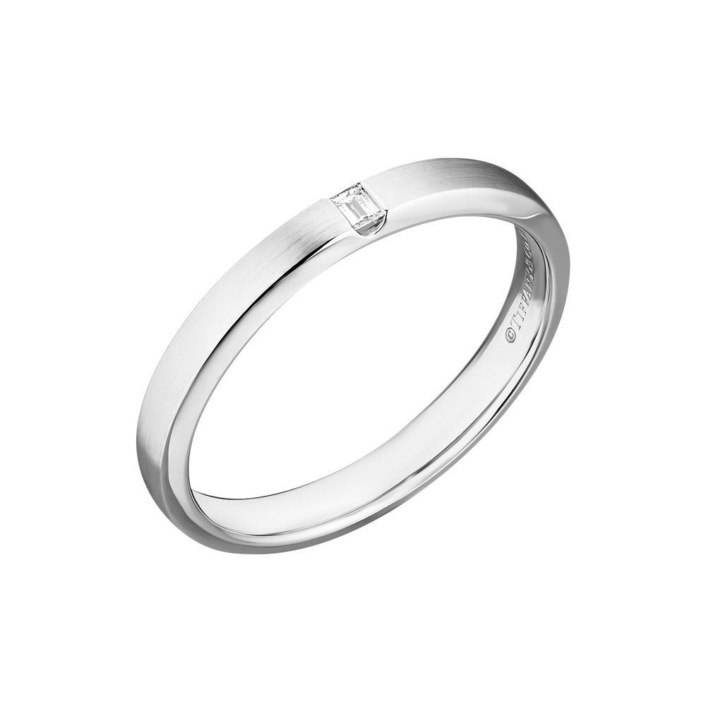 Кольцо Tiffany & Co The Charles Tiffany Setting Satin Finish (Size 58)(55369) №2