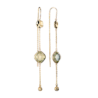 Серьги Бронницкий ювелир САНТОРИНИ Yellow Gold & Amethyst(55373) №1