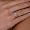 Кольцо GIA 3,00 ct H/SI1 Round Cut Diamond(26062) №3